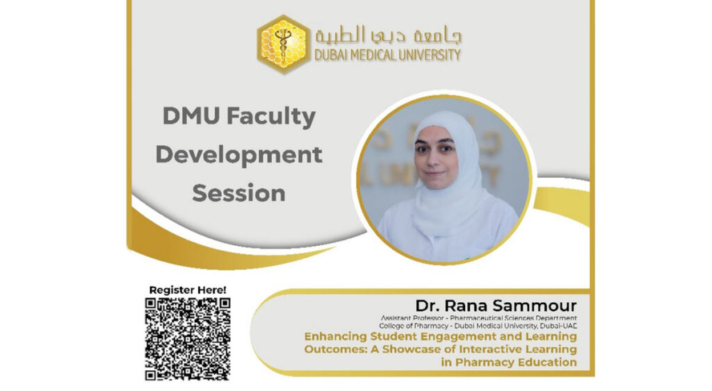 Dubai Medical University, College of Pharmacy Hosts Faculty Development Session on Interactive Learning in Pharmacy Education