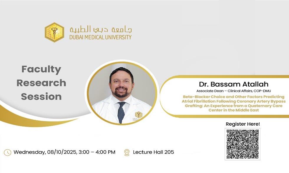 Faculty Research Seminar at Dubai Medical University