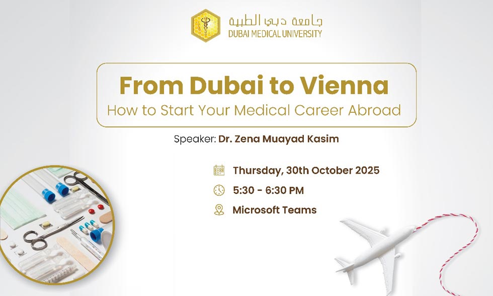 Career Guidance Session on From Dubai to Vienna – How to Start Your Medical Career Abroad