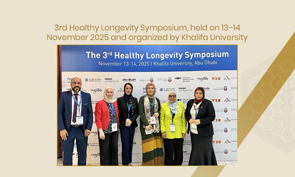 3rd Healthy Longevity Symposium, held on 13–14 November 2025 and organized by Khalifa University