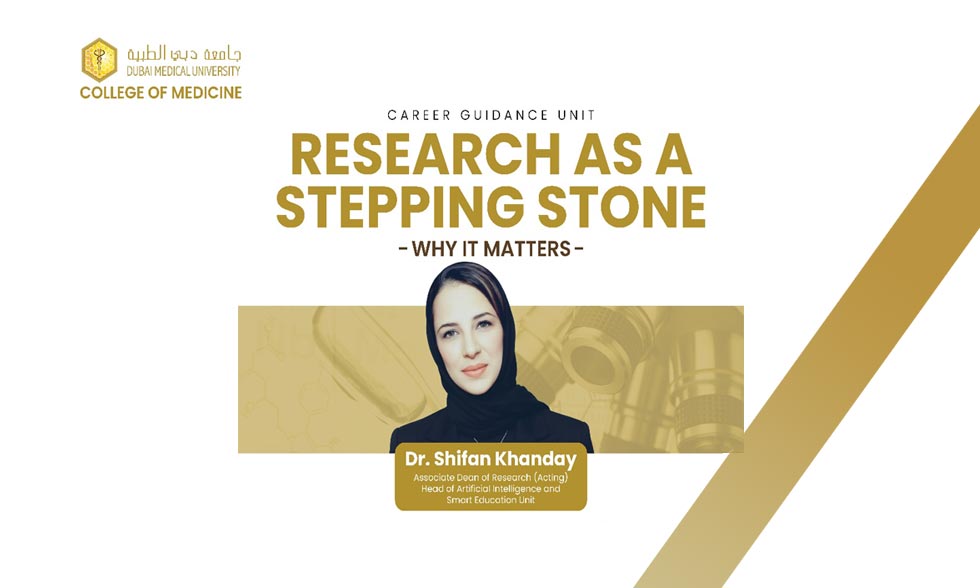 Career Guidance Session on Research as a Stepping Stone – Why It Matters