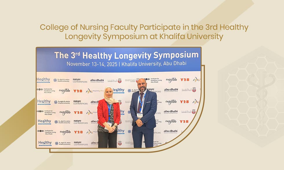 College of Nursing Faculty Participate in the 3rd Healthy Longevity Symposium at Khalifa University