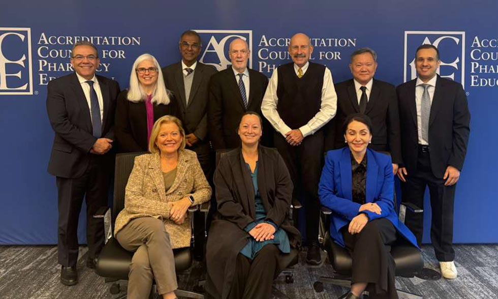 Vice Chancellor & Dean Sherief Khalifa participates in the ACPE International Commission meeting in Chicago – November 2025