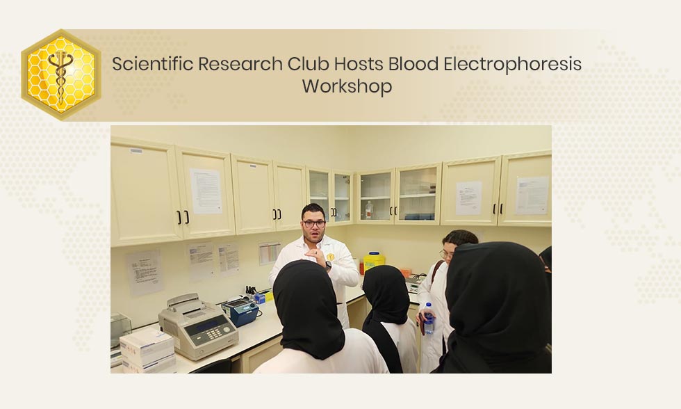 Scientific Research Club Hosts Blood Electrophoresis Workshop