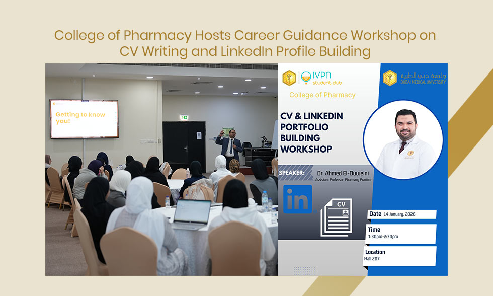 College of Pharmacy Hosts Career Guidance Workshop on CV Writing and LinkedIn Profile Building