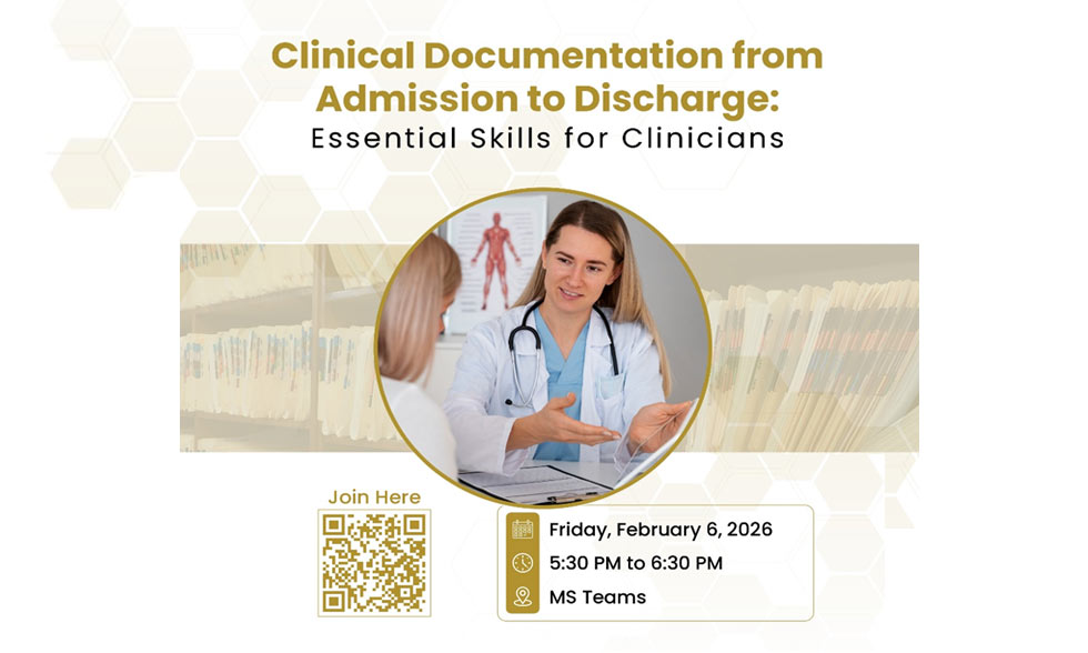 Career Guidance Session on Clinical Documentation from Admission to Discharge: Essential Skills for Clinicians