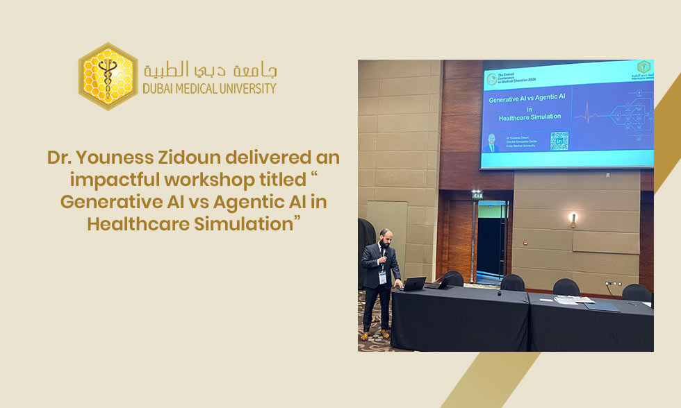 Dr. Youness Zidoun delivered an impactful workshop titled – Generative AI vs Agentic AI in Healthcare Simulation