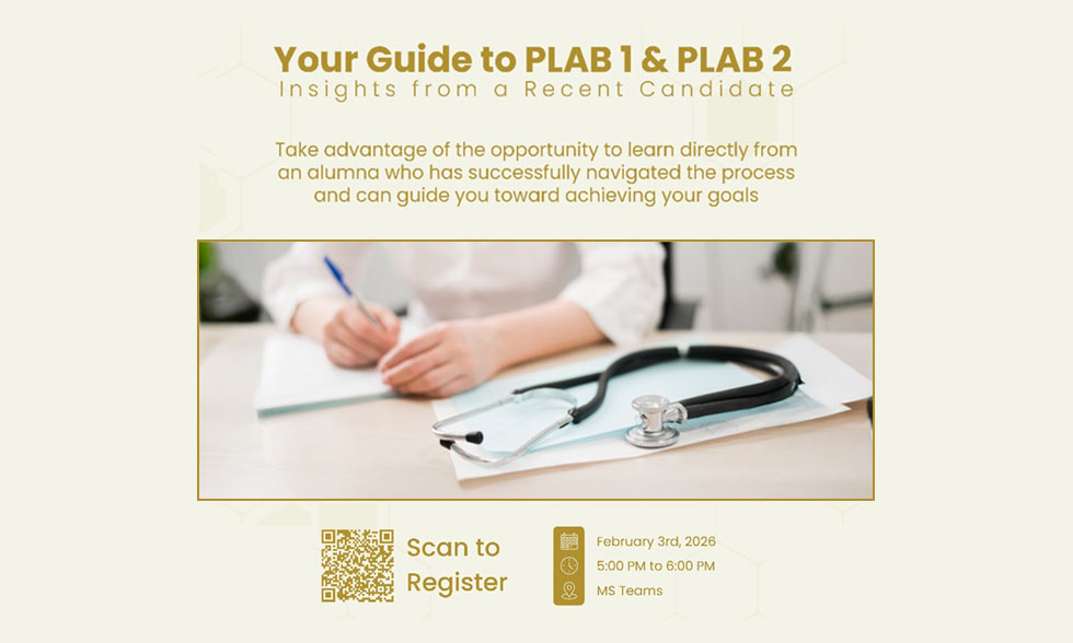 Career Guidance Session on Your Guide to PLAB 1 & PLAB 2 – Insights from a Recent Candidate