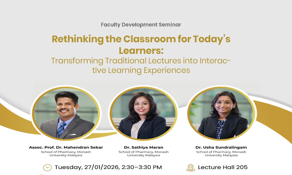 DMU College of Pharmacy Strengthens Global Academic Partnerships with Monash University Malaysia