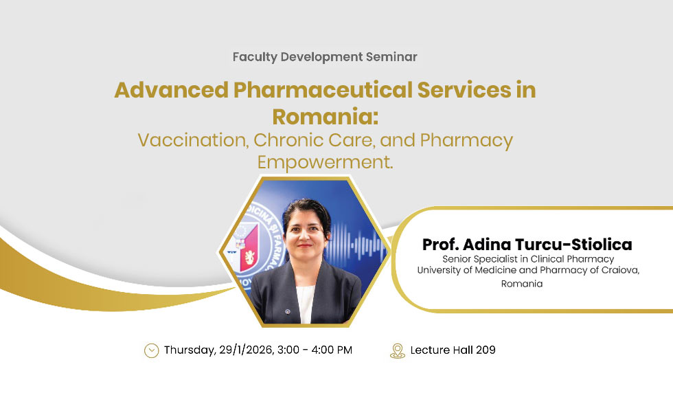 DMU College of Pharmacy Organizes Faculty Development Seminar on Advanced Pharmaceutical Services