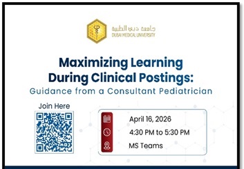Career Guidance Session on Maximizing Learning During Clinical Postings – Guidance from a Consultant Pediatrician