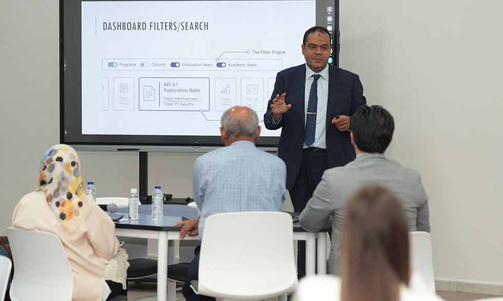 The QAIE Department Organizes Workshop on the newly developed KPI Dashboard for the CAA Outcome-based Evaluation Framework