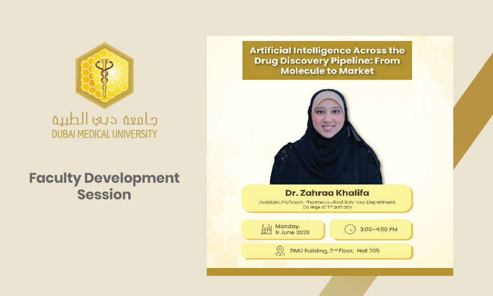 Dubai Medical University College of Pharmacy Conducts Faculty Development Session on AI in Drug Discovery