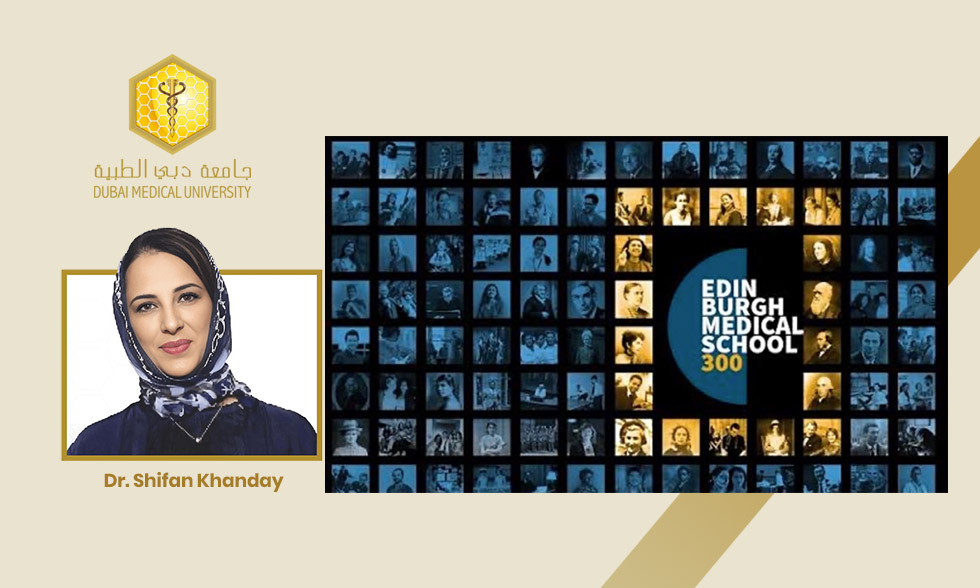 College of Medicine ,Dubai Medical University faculty at Historic Edinburgh Medical School 300 Celebrations in Scotland