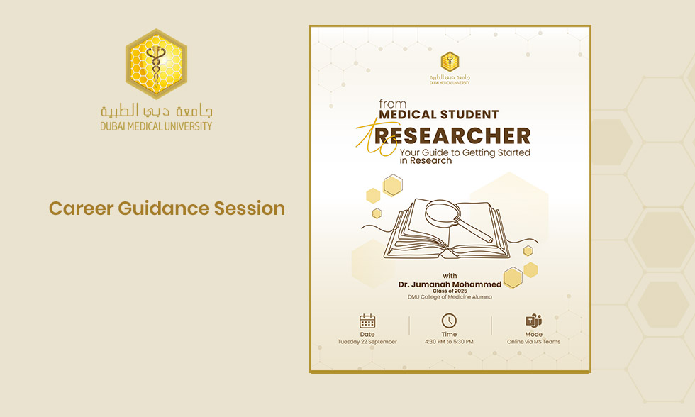 Career Guidance Session on “From Medical Student to Researcher – Your Guide to Getting Started in Research”