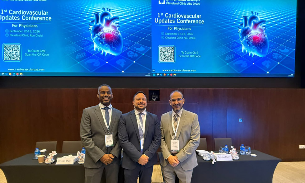 DMU College of Pharmacy’s Dr. Bassam Atallah Chairs Session at First Cleveland Clinic Abu Dhabi Cardiovascular Updates Conference